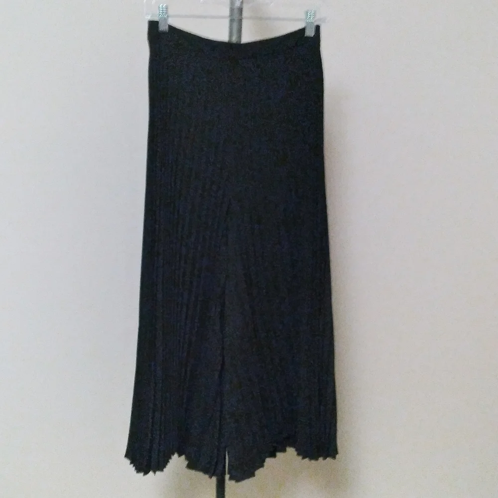 NWT - ZIMMERMANN Black Fanned Pants Wide-leg Cropped Pants, size 4 - Picture 6 of 14